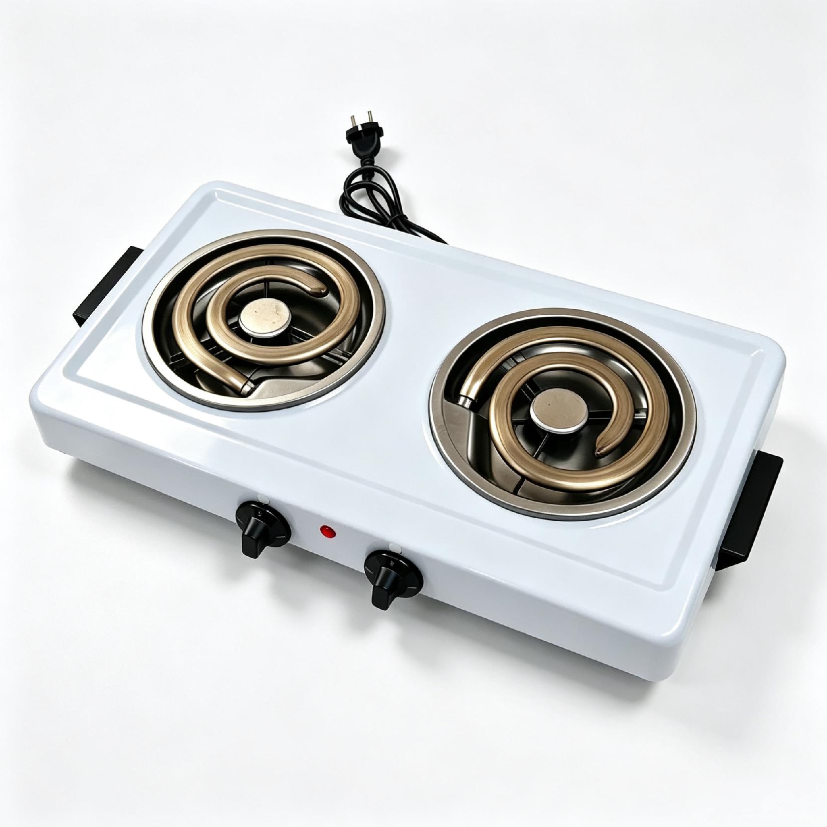White double burner electric hot plate wholesale HL‑M4W201 Hualing manufacturer China